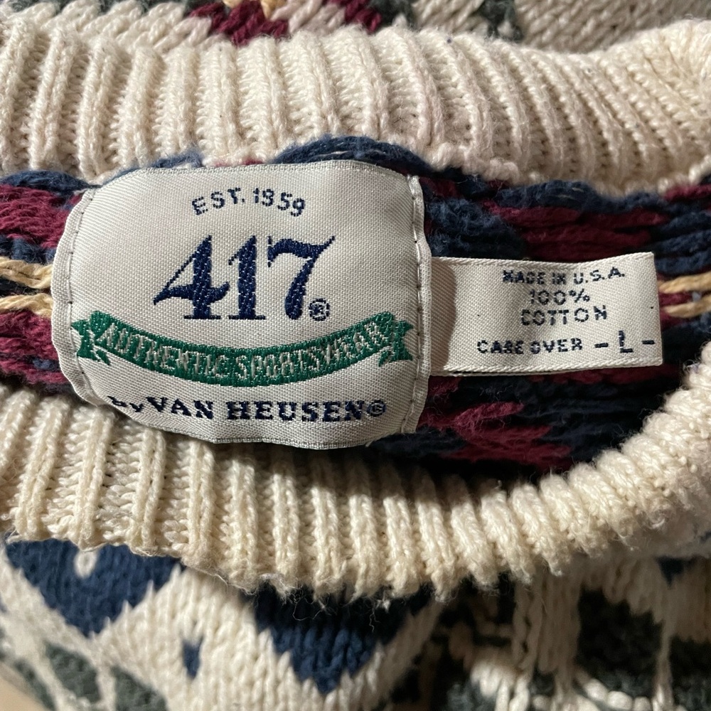 Van Heusen Men's Multicolor Sweater